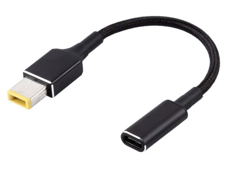 POWERTECH καλώδιο τροφοδοσίας CAB-UC077, USB-C σε slim tip Lenovo, μαύρο