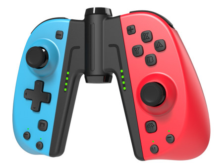 ROAR ασύρματο JoyCon gamepad RR-0015 για Nintendo Switch, μπλε & κόκκινο