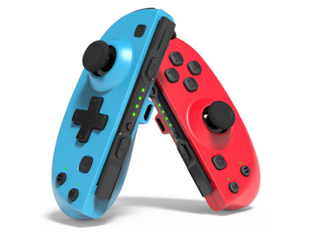 ROAR ασύρματο JoyCon gamepad RR-0015 για Nintendo Switch, μπλε & κόκκινο