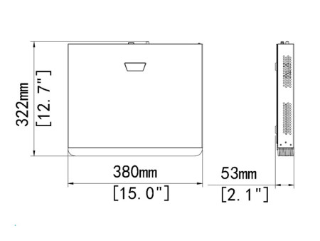 UNIARCH NVR καταγραφικό NVR-216S2, H.265/H.264, 8MP, 16 κανάλια