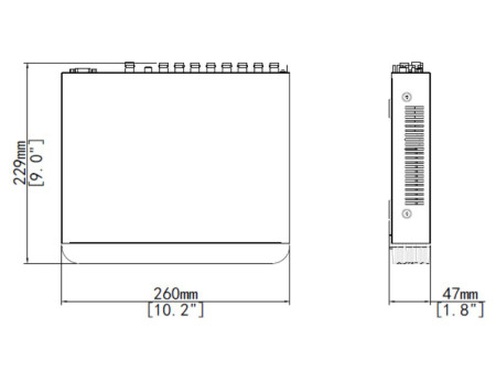 UNIARCH XVR υβριδικό καταγραφικό XVR-116G3, H.265/H.264, 5MP, 16 κανάλια