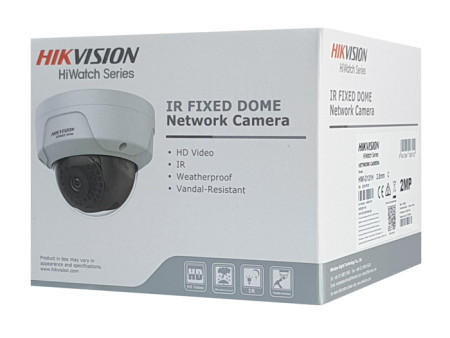 HIKVISION HIWATCH IP κάμερα HWI-D121H, POE, 2.8mm, 2MP, IP67 & IK10