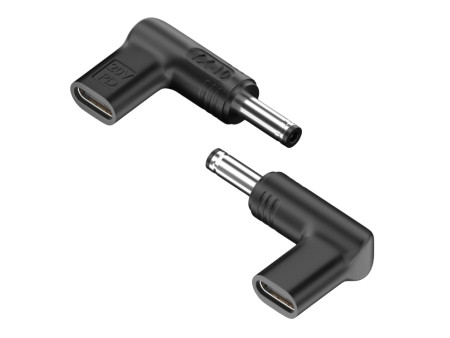 POWERTECH αντάπτορας τροφοδοσίας YX-10, USB-C σε Dell 4.5x3mm, μαύρος