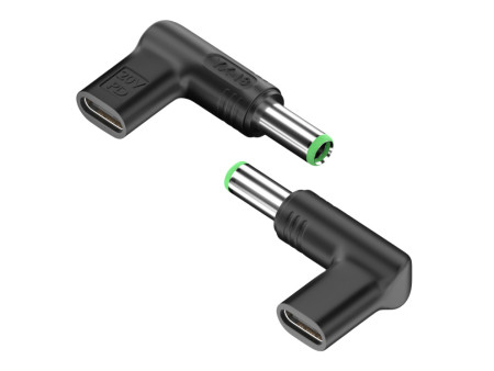 POWERTECH αντάπτορας τροφοδοσίας YX-18, USB-C σε Toshiba 6.3x3mm, μαύρος