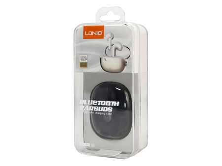 LDNIO earphones με θήκη φόρτισης T03, True Wireless, HiFi, Φ13mm, μαύρα