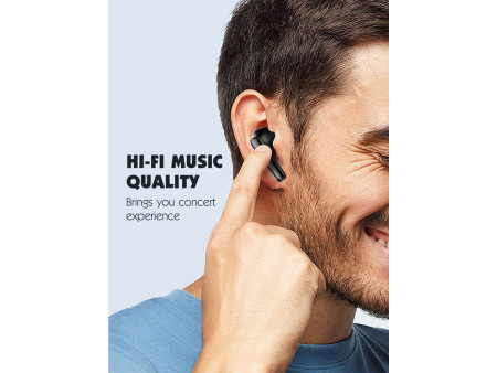 LDNIO earphones με θήκη φόρτισης T01, True Wireless, HiFi, Φ10mm, χρυσά