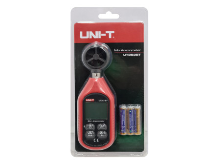 UNI-T ψηφιακό ανεμόμετρο UT363BT, 0-30m/s, Bluetooth