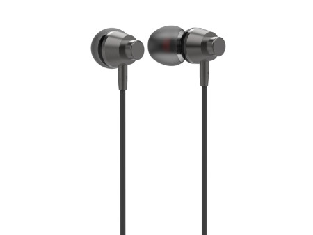 LDNIO earphones με μικρόφωνο HP05, 3.5mm σύνδεση, Φ10mm, 1.2m, γκρι