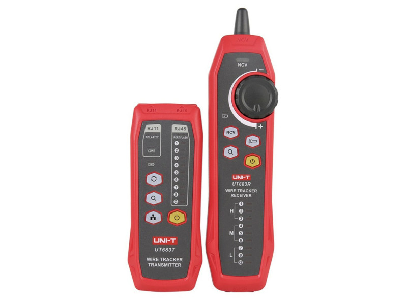 UNI-T tester καλωδίων δικτύου UT683KIT, RJ45/RJ11