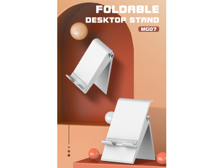 LDNIO βάση smartphone MG07, foldable, 4.7-7.2", λευκή