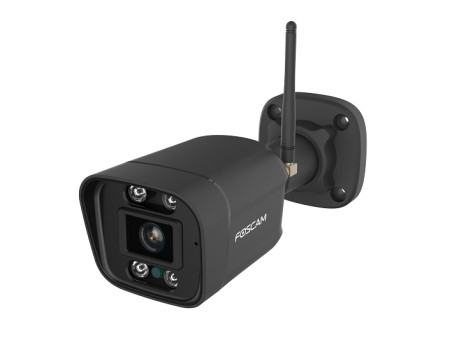 FOSCAM smart IP κάμερα V5P, 5MP 3K, 6x zoom, WiFi, IP66, Onvif, μαύρη