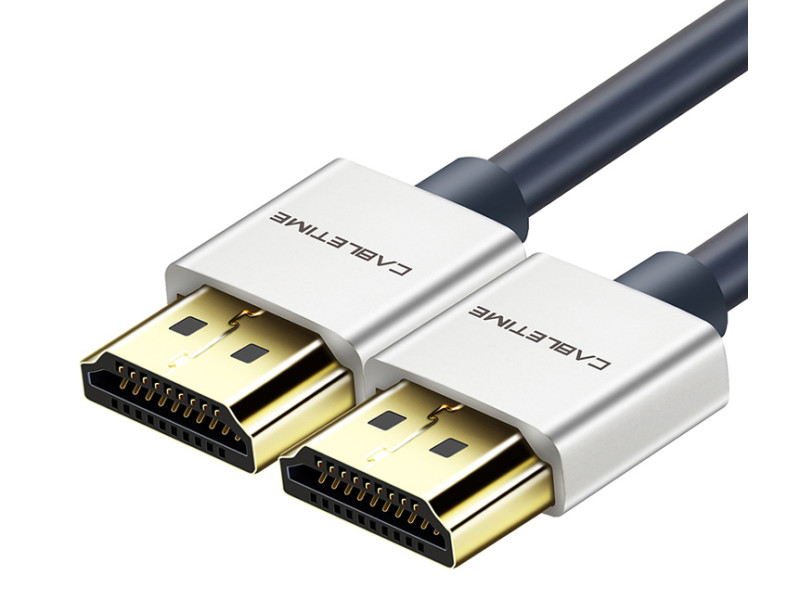 CABLETIME καλώδιο HDMI 2.0 AV540, 4K/60Hz, 32AWG, 1m, μπλε