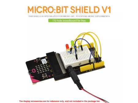 KEYESTUDIO Micro:bit prototyping shield V1 KS0292, με small breadboard