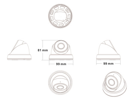 LONGSE υβριδική κάμερα LIRDLAHTC500FKE, 2.8mm, 1/2.5" CMOS 5MP, IR 20m