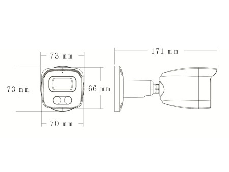 LONGSE IP κάμερα BMSAFG200WH, 2.8mm, 2MP, αδιάβροχη IP67, PoE