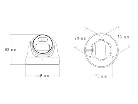 LONGSE IP κάμερα CMSAFG200WH, 2.8mm, 2MP, αδιάβροχη IP67, PoE