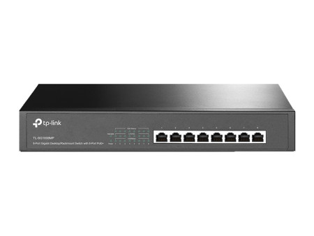 TP-LINK desktop/rackmount switch TL-SG1008MP, 8-Port PoE+, Ver. 2.0