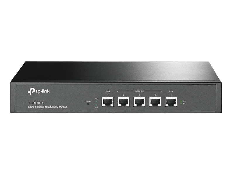 TP-LINK load balance broadband router TL-R480T+, 5x Ethernet port, Ver 9