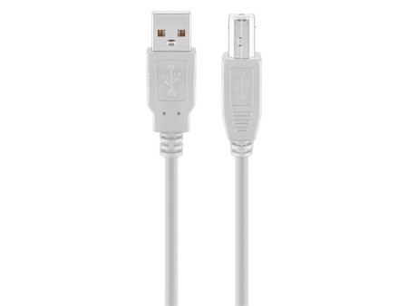 GOOBAY καλώδιο USB σε USB Type B 68712, 1.8m, 480Mbps, γκρι