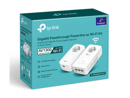 TP-LINK powerline ac WiFi TL-WPA8631P kit, AV1300 Gigabit, Ver. 3.0