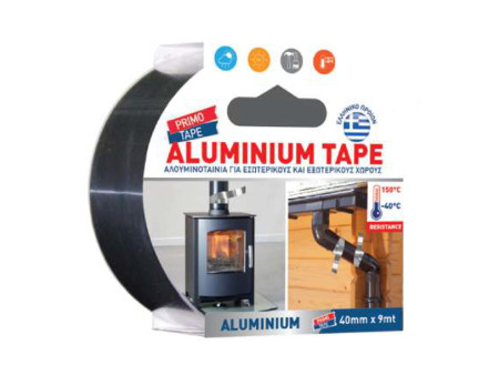 PRIMO TAPE αυτοκόλλητη ταινία αλουμινίου 5213000713596, 40mm x 9m