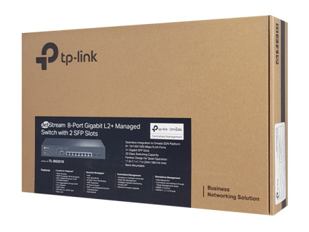 TP-LINK JetStream L2+ managed switch TL-SG3210, 8-Port Gigabit, Ver. 3.0