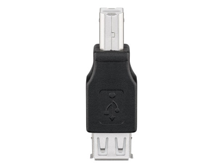 GOOBAY αντάπτορας USB σε USB Type B 50291, θηλυκό σε αρσενικό, μαύρος