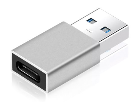 POWERTECH αντάπτορας USB 3.0 σε USB-C PTH-063, 5Gbps, ασημί