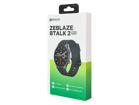 ZEBLAZE smartwatch Btalk 2 Lite, heart rate, 1.39" IPS, IP68, μαύρο