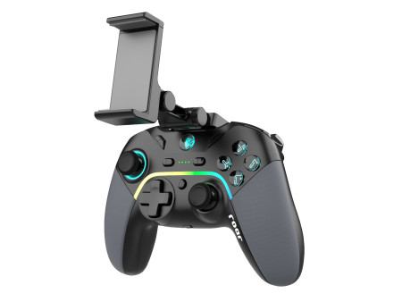 ROAR ασύρματο gamepad RR-0022, Switch/PC/iOS/Android, Bluetooth, μαύρο