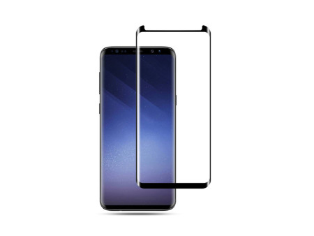 POWERTECH Tempered Glass 3D, Mini, Full glue, για Samsung S9, Black