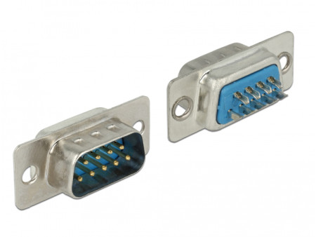 DELOCK Connector Σειριακής θύρας Sub-D9 με ακίδες, male