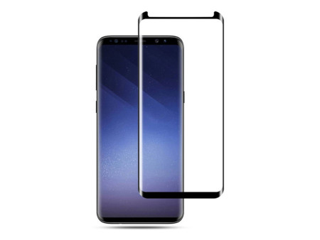 POWERTECH Tempered Glass 3D TGC-0076 Samsung S8 Plus, Full glue, μαύρο