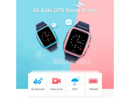 INTIME GPS smartwatch για παιδιά IT-046, 1.4", camera, 4G, IP67, ροζ