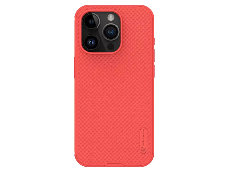 NILLKIN θήκη Super Frosted Shield Pro για iPhone 15 Pro, κόκκινη