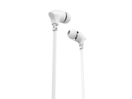 CELEBRAT earphones με μικρόφωνο G3, 3.5mm σύνδεση, Φ10mm, 1.2m, λευκά