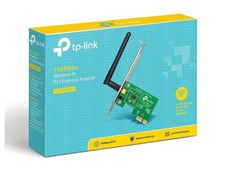 TP-LINK Ασύρματο N PCI Adapter TL-WN781ND, 150Mbps, WPA/WPA2, Ver. 1.0