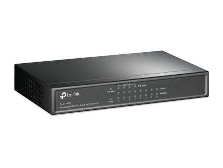 TP-LINK 8-Port Gigabit Desktop Switch TL-SG1008P, 4-Port PoE, Ver. 4.0