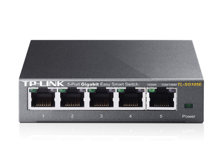 TP-LINK  Easy Smart Switch TL-SG105E,  5-Port Gigabit, Ver. 5.0