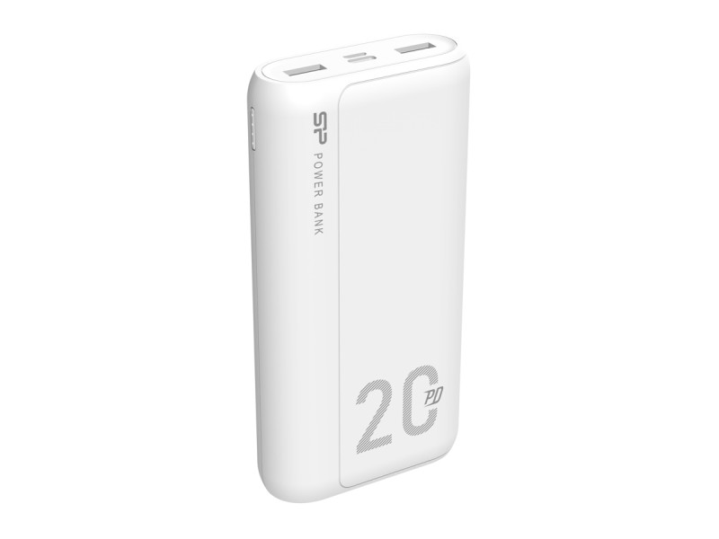 SILICON POWER power bank QS15, 20000mAh, 2x USB & USB Type-C, 18W, λευκό