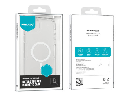 NILLKIN θήκη Nature Pro Magnetic για iPhone 15, διάφανη