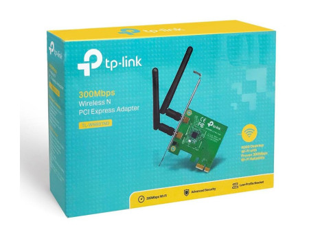 TP-LINK Ασύρματο N PCI Adapter TL-WN881ND, 300Mbps, WPA/WPA2, Ver. 1.0