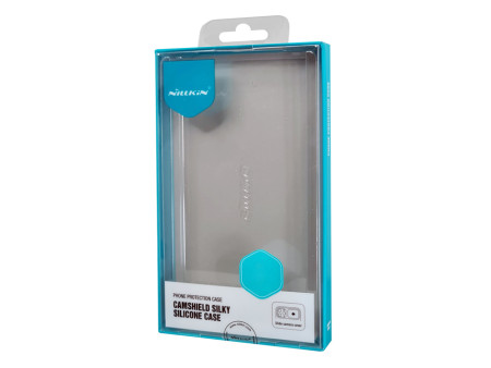 NILLKIN θήκη CamShield Silky Silicone για iPhone 15 Plus, μπλε