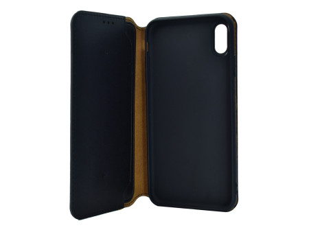 POWERTECH Θήκη Slim Leather για iPhone XS Max, μαύρη