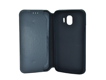 POWERTECH Θήκη Slim Leather για Samsung J4 2018, γκρι