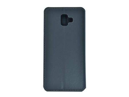 POWERTECH Θήκη Slim Leather για Samsung J6 Plus 2018, γκρι