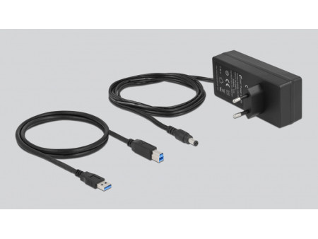 DELOCK USB hub 63670 με διακόπτες, 10x θυρών, 5Gbps, γκρι