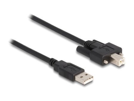 DELOCK καλώδιο USB σε USB Type B 87215, 3m, μαύρο