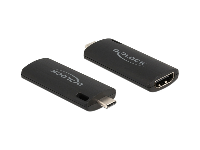 DELOCK video capture 88309, HDMI/USB-C σύνδεση, 4K/30Hz, μαύρο