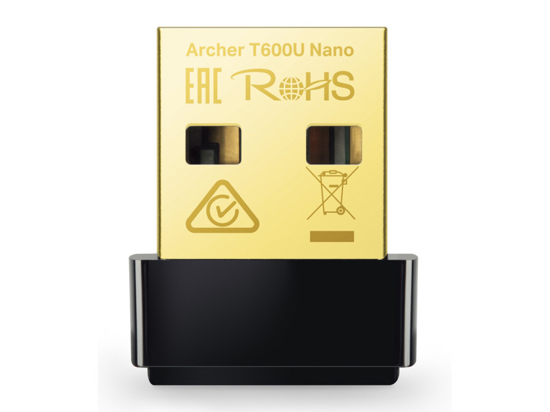 TP-LINK ασύρματος USB αντάπτορας δικτύου Archer T600U Nano, 600Mbps, V.1